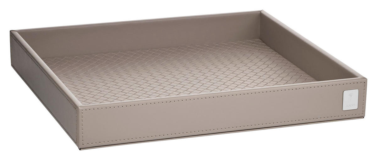 TABLETT Kunststoff  - Beige/Grau, Design, Kunststoff (26/3,5/23cm) - Joop!