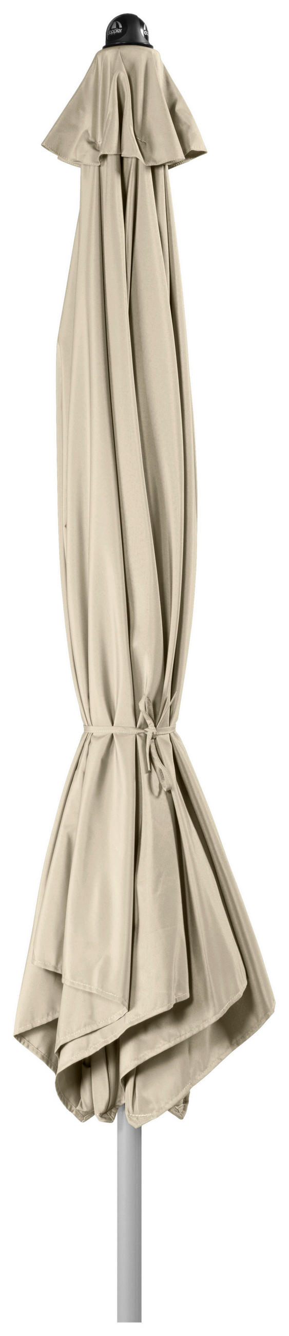 SLUNEČNÍK 320 cm - barvy stříbra/přírodní barvy, Basics, kov/textil (320cm) - Ambia Garden