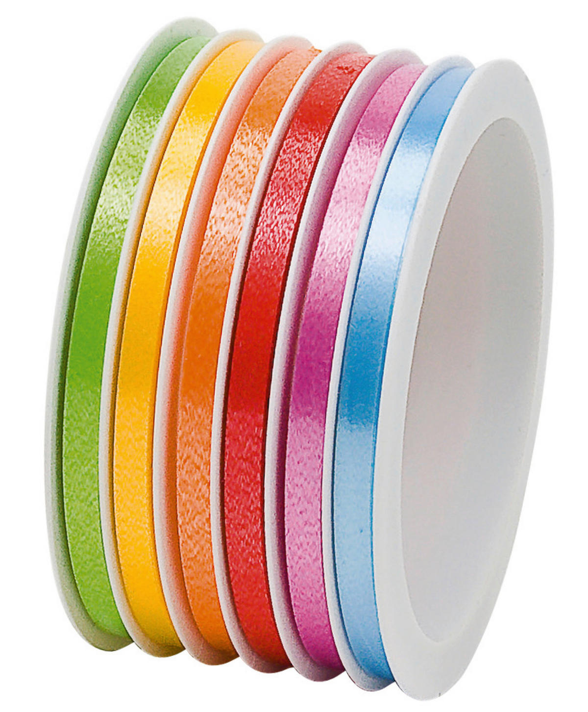 GESCHENKBAND  - Multicolor, Basics, Kunststoff (0,5cm)