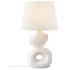 SKRIVBORDSLAMPA 20,5/36 cm   - vit, Lifestyle, textil/keramik (20,5/36cm)