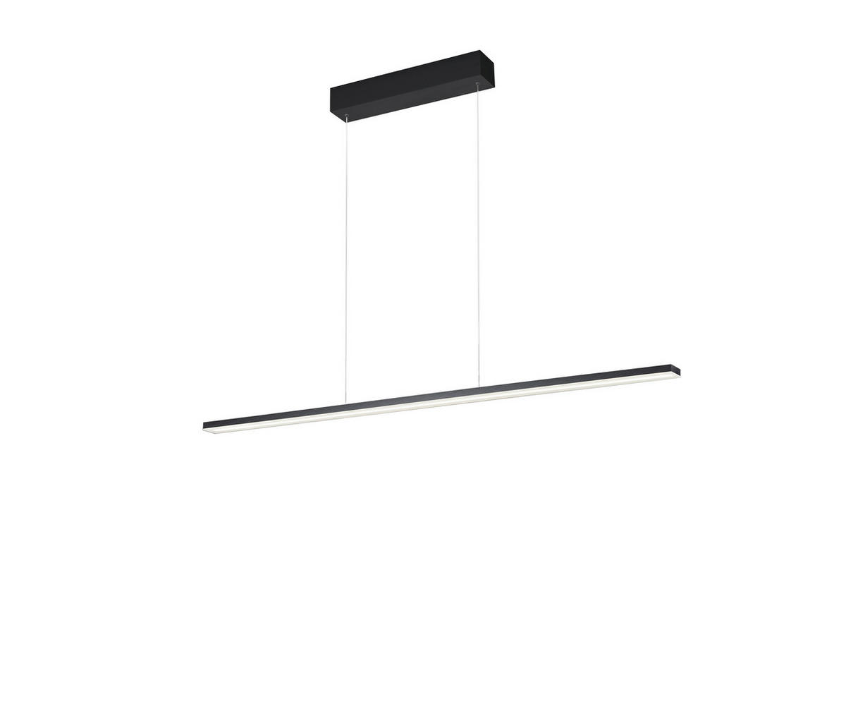 LED-HÄNGELEUCHTE 119/4/30-140 cm  - Schwarz, KONVENTIONELL, Metall (119/4/30-140cm) - BOPP