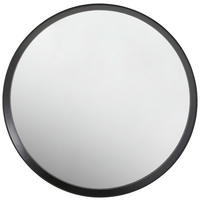 ZIDNO OGLEDALO  73/73/5,6 cm     - crna, Lajfstajl, staklo/drvo (73/73/5,6cm) - Xora