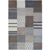 WEBTEPPICH 80/150 cm Mehari Creme, Grau, Grün  - Creme/Grau, KONVENTIONELL, Kunststoff/Textil (80/150cm) - Novel