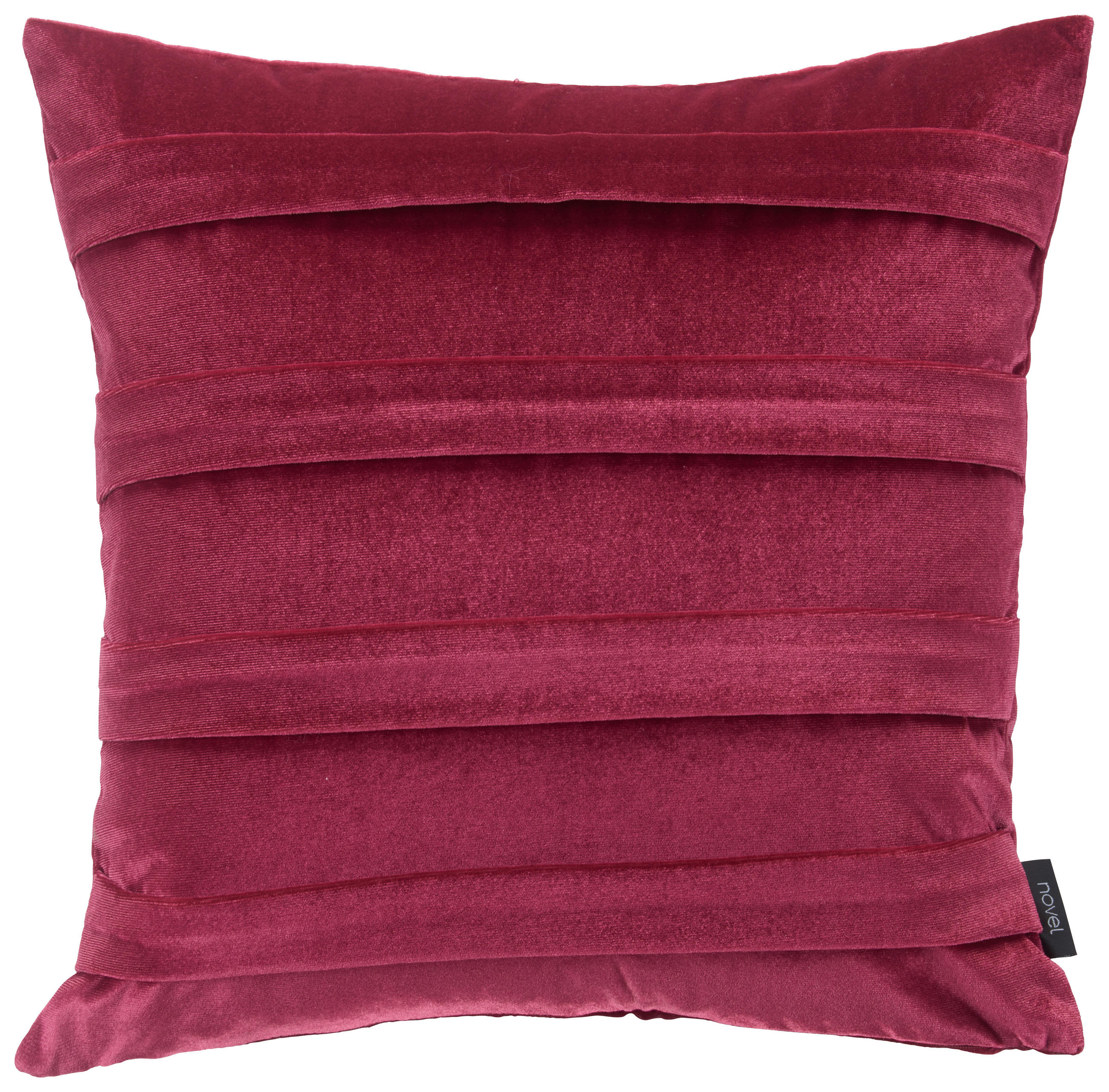 POŤAH NA VANKÚŠ  45/45 cm - bordová, Trend, textil (45/45cm) - Novel
