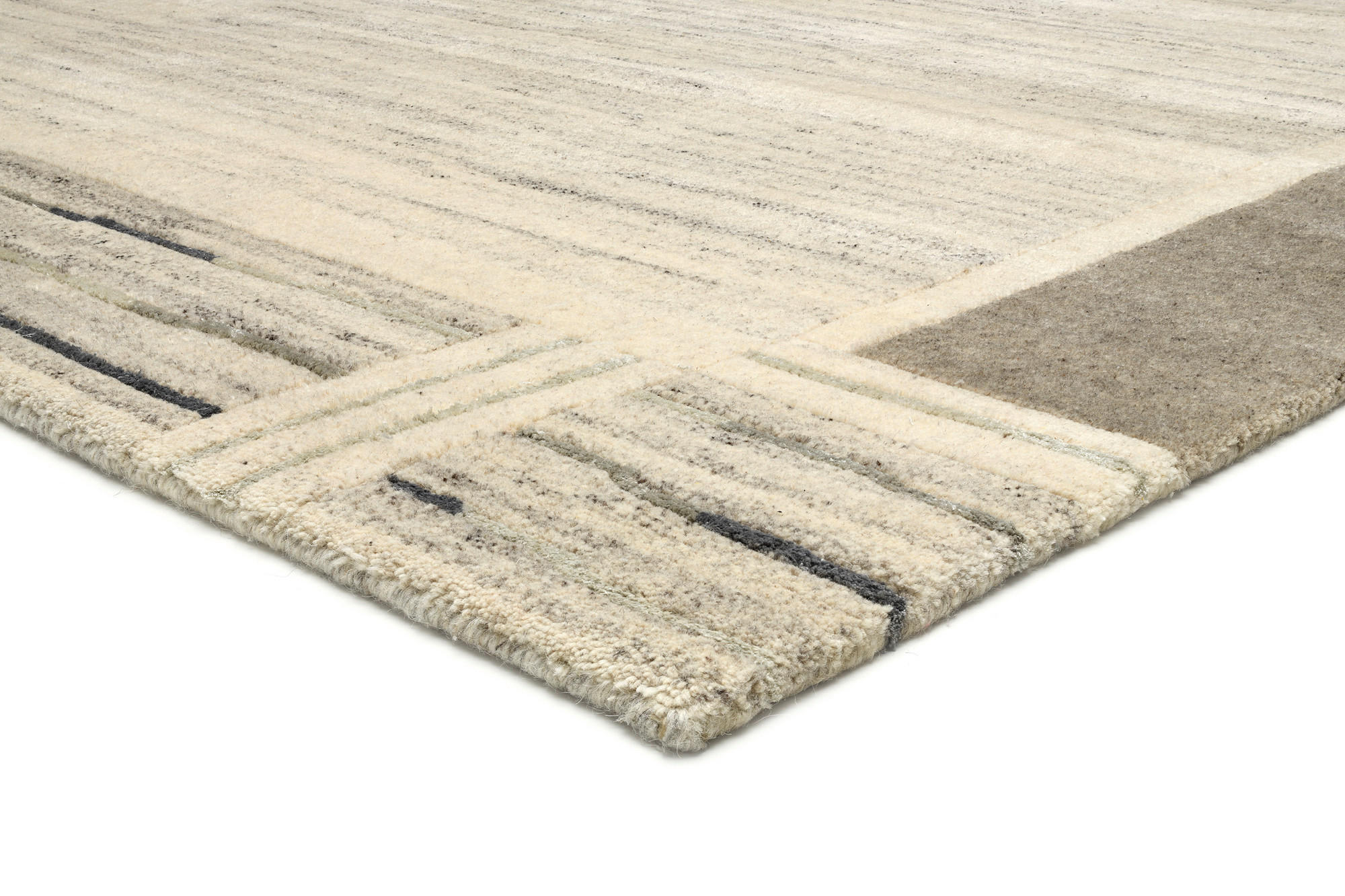 Thumbnail - Cazaris Orientteppich Pavitra, Grau, Textil, Uni, rechteckig, 70x140 cm, für Fußbodenheizung geeignet, Teppiche & Böden,...