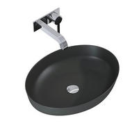 CHIUVETA BAIE 52/13/39,5 cm  - antracit, Basics, ceramică (52/13/39,5cm)