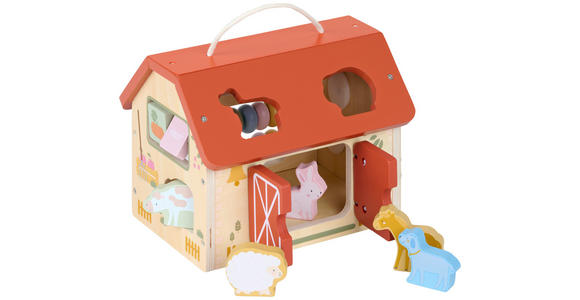 KINDERSPIELSET Bauernhof  - Multicolor/Naturfarben, Basics, Holzwerkstoff/Textil - My Baby Lou