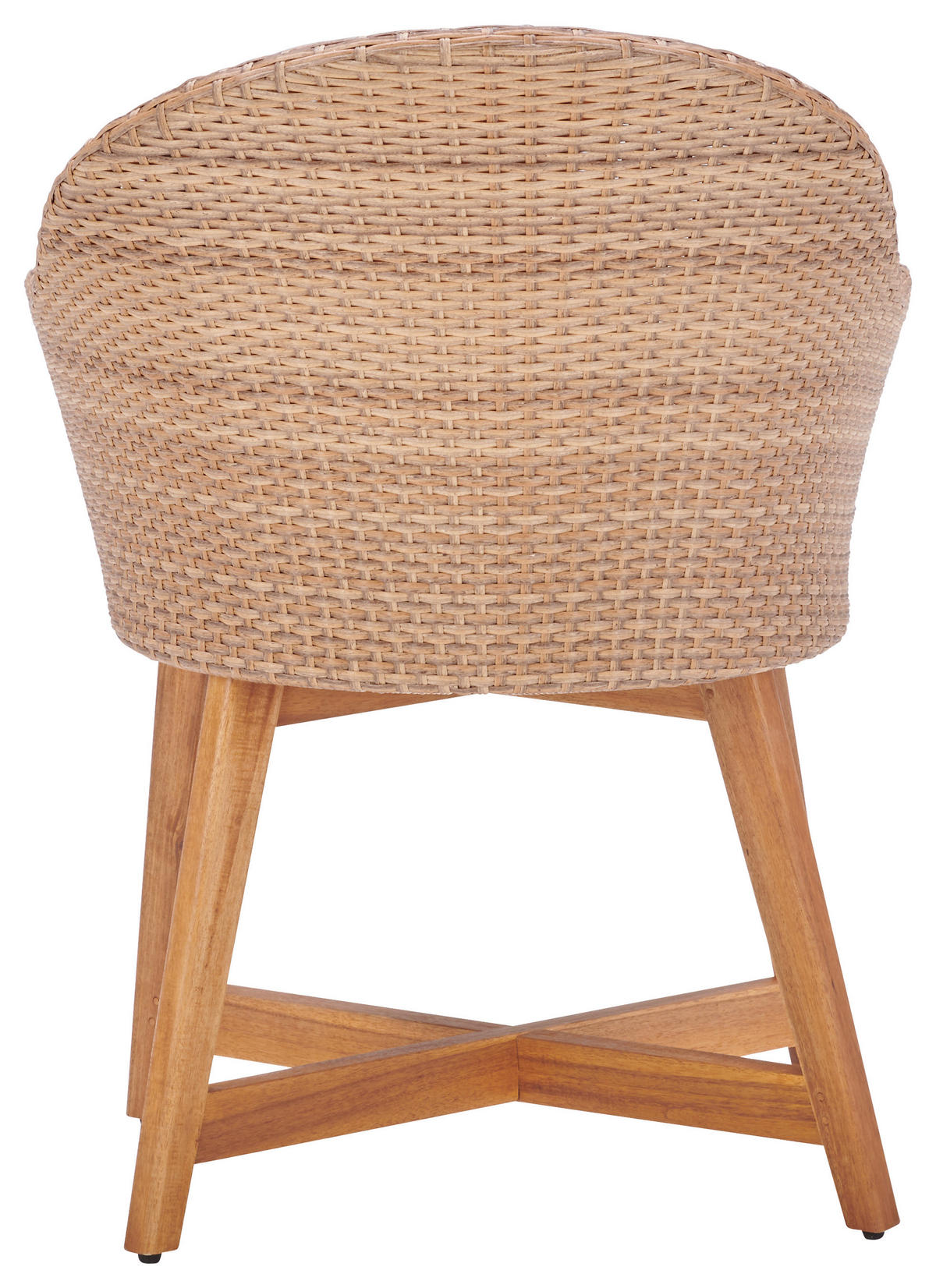 GARTENSESSEL Akazie Stahl Hellbraun  - Hellbraun, MODERN, Holz/Kunststoff (62/86/64cm) - Ambia Garden