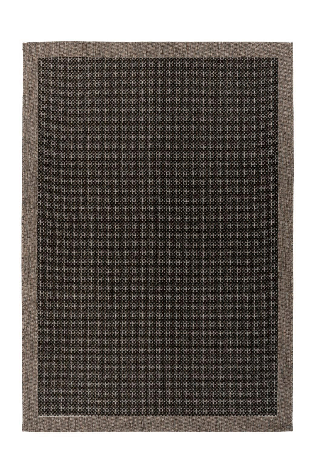 FLACHWEBETEPPICH 120/170 cm Splash 100 Anthrazit / Schwarz  - Anthrazit/Schwarz, Konventionell, Textil (120/170cm) - Kayoom