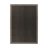 FLACHWEBETEPPICH Wohnzimmer 120/170 cm Splash 100 Anthrazit / Schwarz Anthrazit, Schwarz rechteckig  - Anthrazit/Schwarz, KONVENTIONELL, Textil (120/170cm) - Kayoom