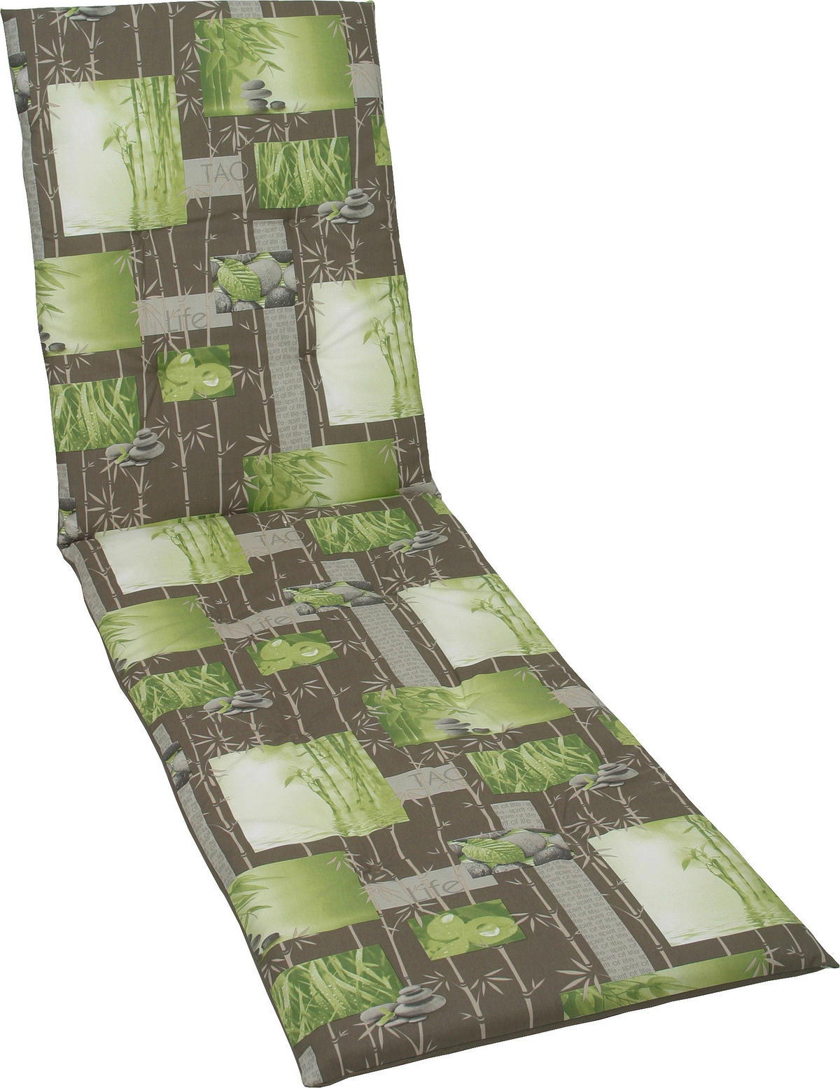 LIEGENAUFLAGE in Grün, Fango  - Fango/Grün, Design, Textil (58/5/188cm)