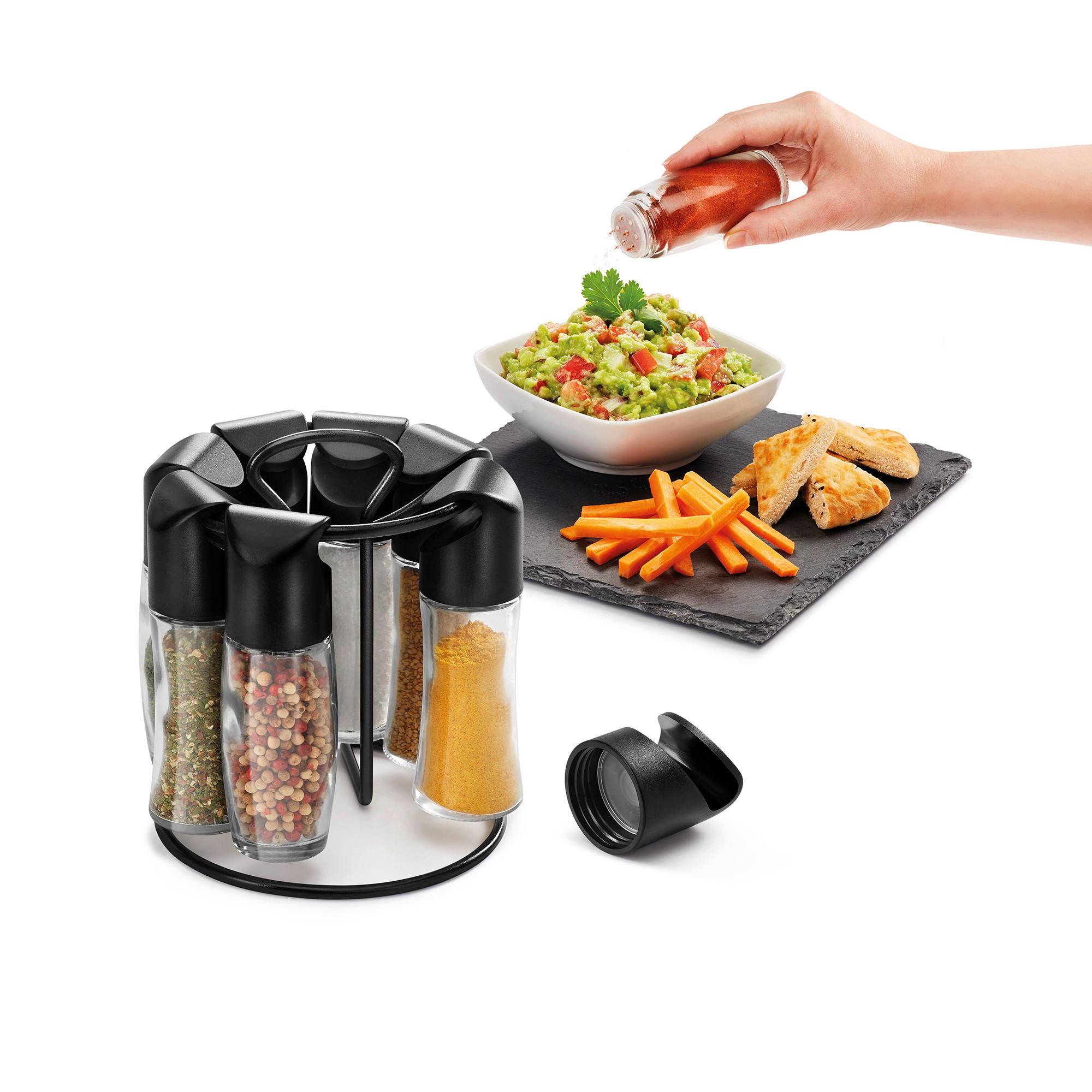 Gewürzregal Aus Glas Und Kunststoff Bxh: 15,2x17,2 Cm