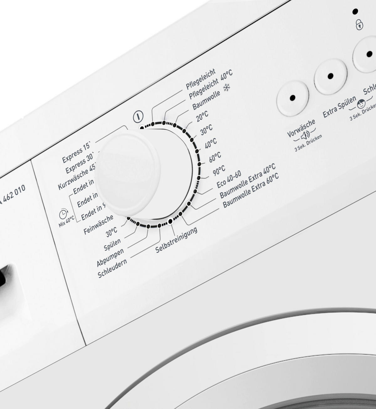 WASCHMASCHINE WA 462 010   - Weiß, Basics, Kunststoff/Metall (59,5/85,0/40,0cm) - Amica
