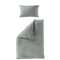 BETTWÄSCHE Seersucker 135/200 cm  - Grün, Basics, Textil (135/200cm) - Bierbaum