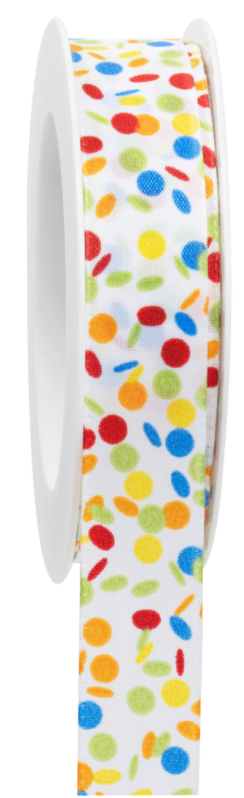 GESCHENKBAND  - Multicolor, Basics, Kunststoff (2,5cm)