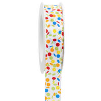 GESCHENKBAND  - Multicolor, Basics, Kunststoff (2,5cm)