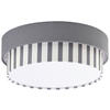 DECKENLEUCHTE 37/13 cm   - Naturfarben/Grau, MODERN, Kunststoff/Textil (37/13cm) - Novel