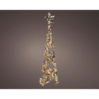 LED-DEKOLEUCHTE - Weiss/Goldfarben, Basics, Kunststoff (20/20/80cm)