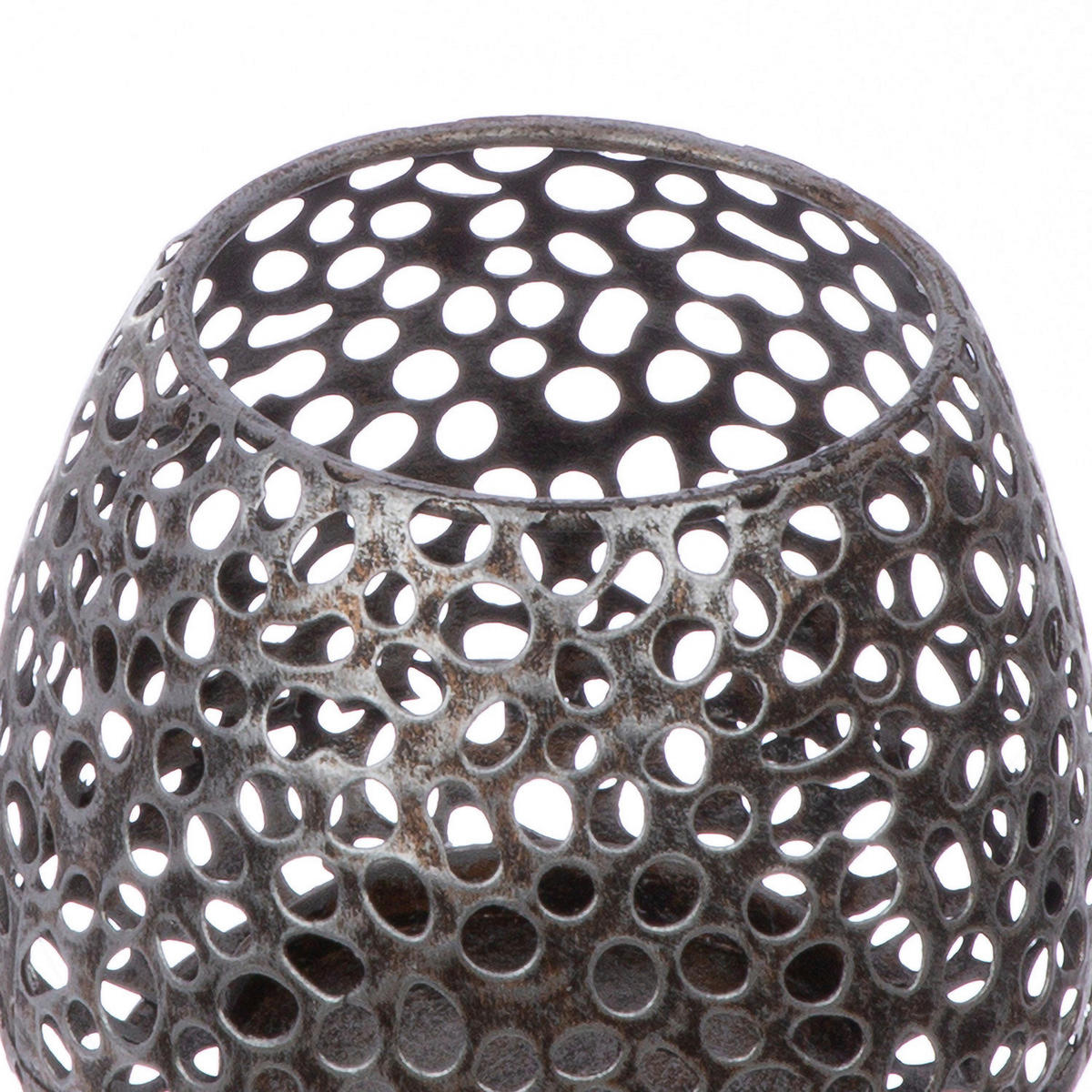 WINDLICHT Silberfarben  - Silberfarben, Basics, Metall (14/12/14cm)