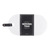 SERVIRNI PLADENJ     29,5/17,5/1,6 cm         - bela, Basics, kamen (29,5/17,5/1,6cm)