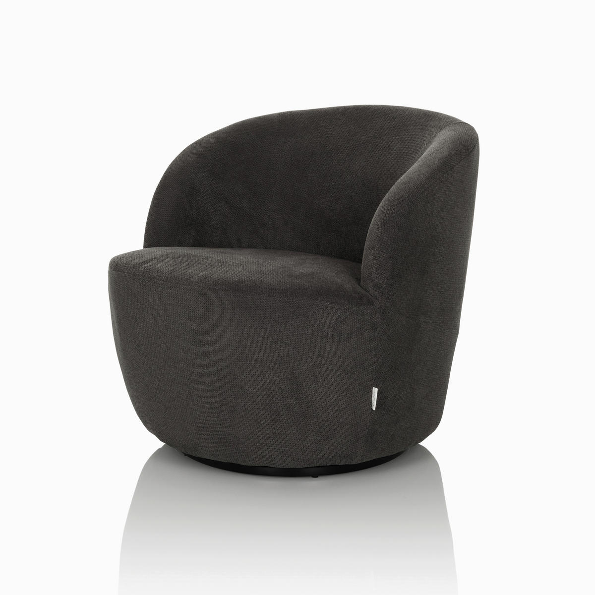 LOUNGEFÅTÖLJ  - grå, Modern, textil (65/70/77cm) - MID.YOU