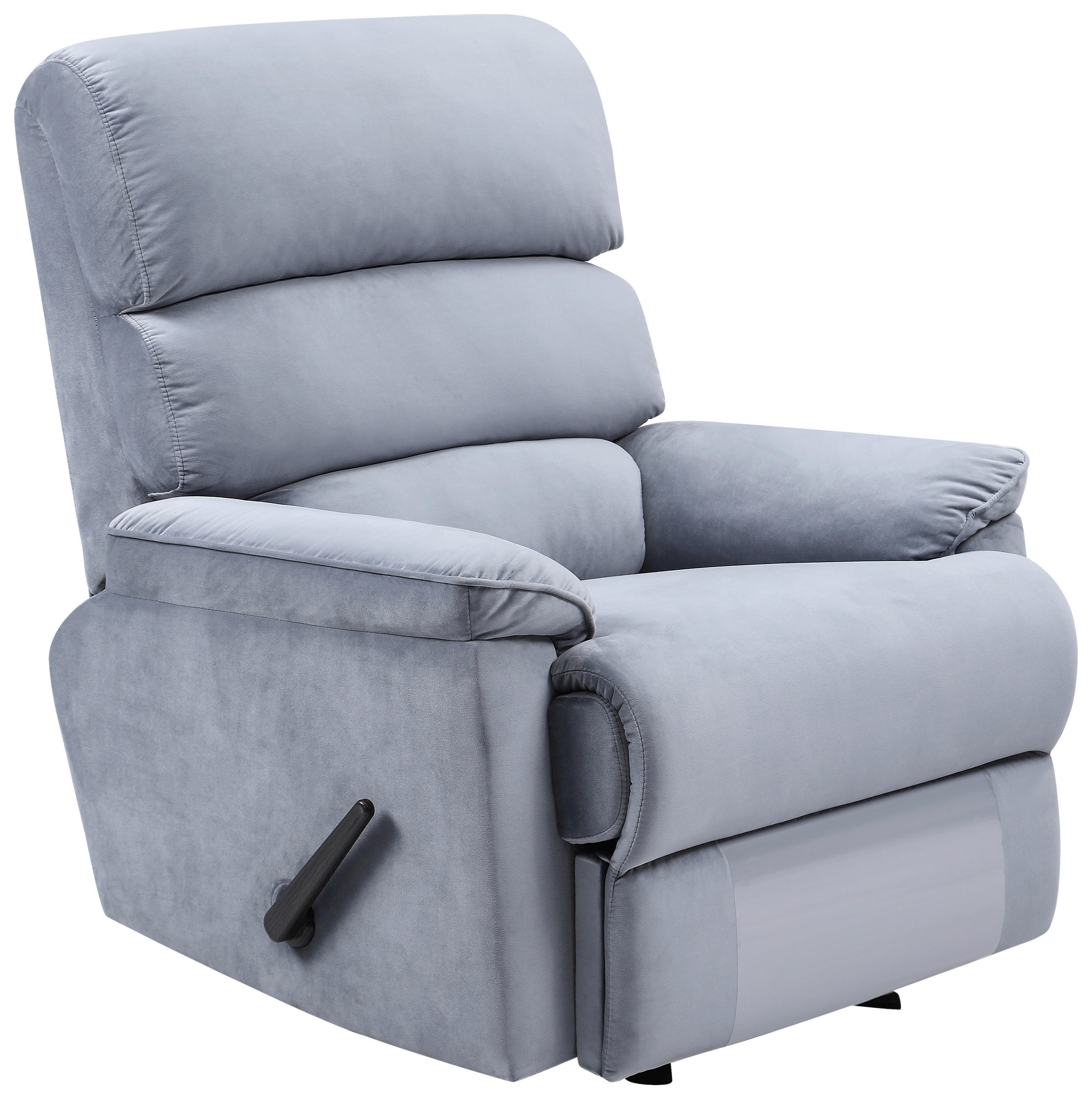 SCHAUKELSTUHL in Samt Blau  - Blau/Schwarz, MODERN, Textil/Metall (90/105/100cm) - MID.YOU