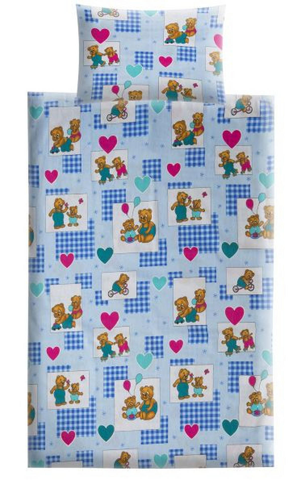 POSTELJINA ZA BEBE  100/135 cm    - ružičasta, Osnovno, tekstil (100/135cm)