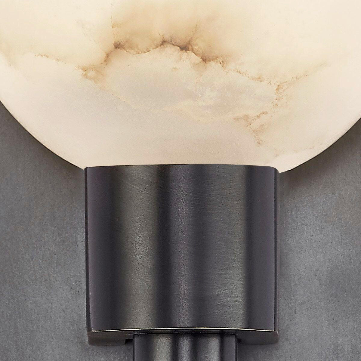 WANDLEUCHTE   - Bronzefarben, KONVENTIONELL, Glas/Metall (22,9/9,2/13,7cm) - Elstead Lighting