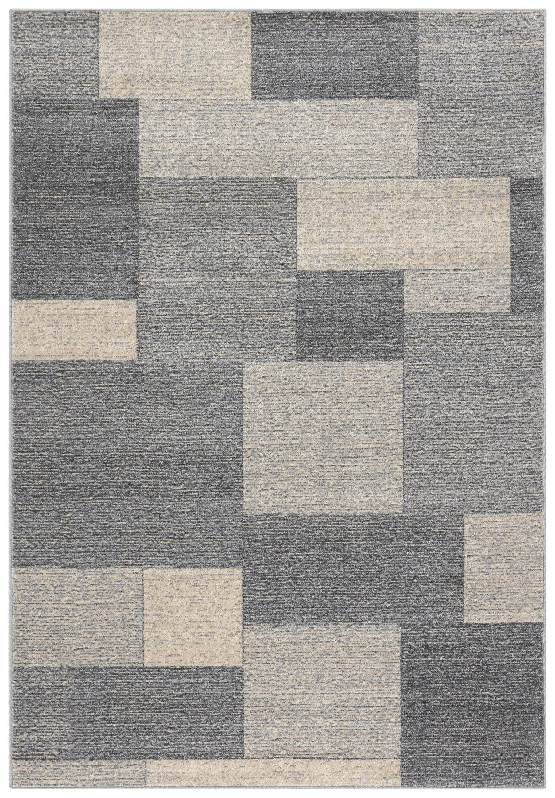 WEBTEPPICH  Wohnzimmer 140/200 cm Grau  - Grau, Design, Textil (140/200cm) - Novel