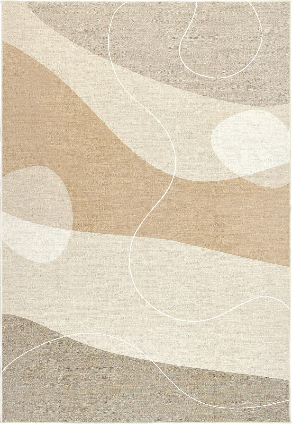 VINTAGE-TEPPICH 200/290 cm CORTEA DUNIS Creme, Pinienfarben, Honigeiche  - Honigeiche/Creme, Design, Kunststoff/Textil (200/290cm) - Lindorug