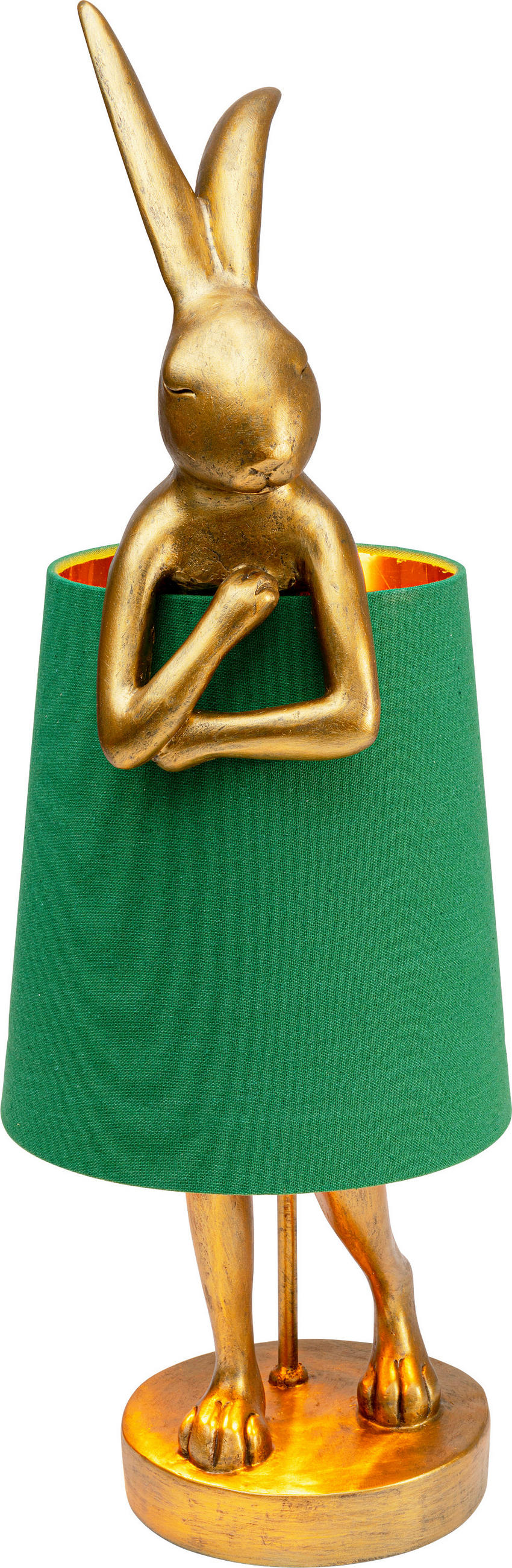 Kare-Design Tischleuchte Grün, Gold 23x68.2x26 cm