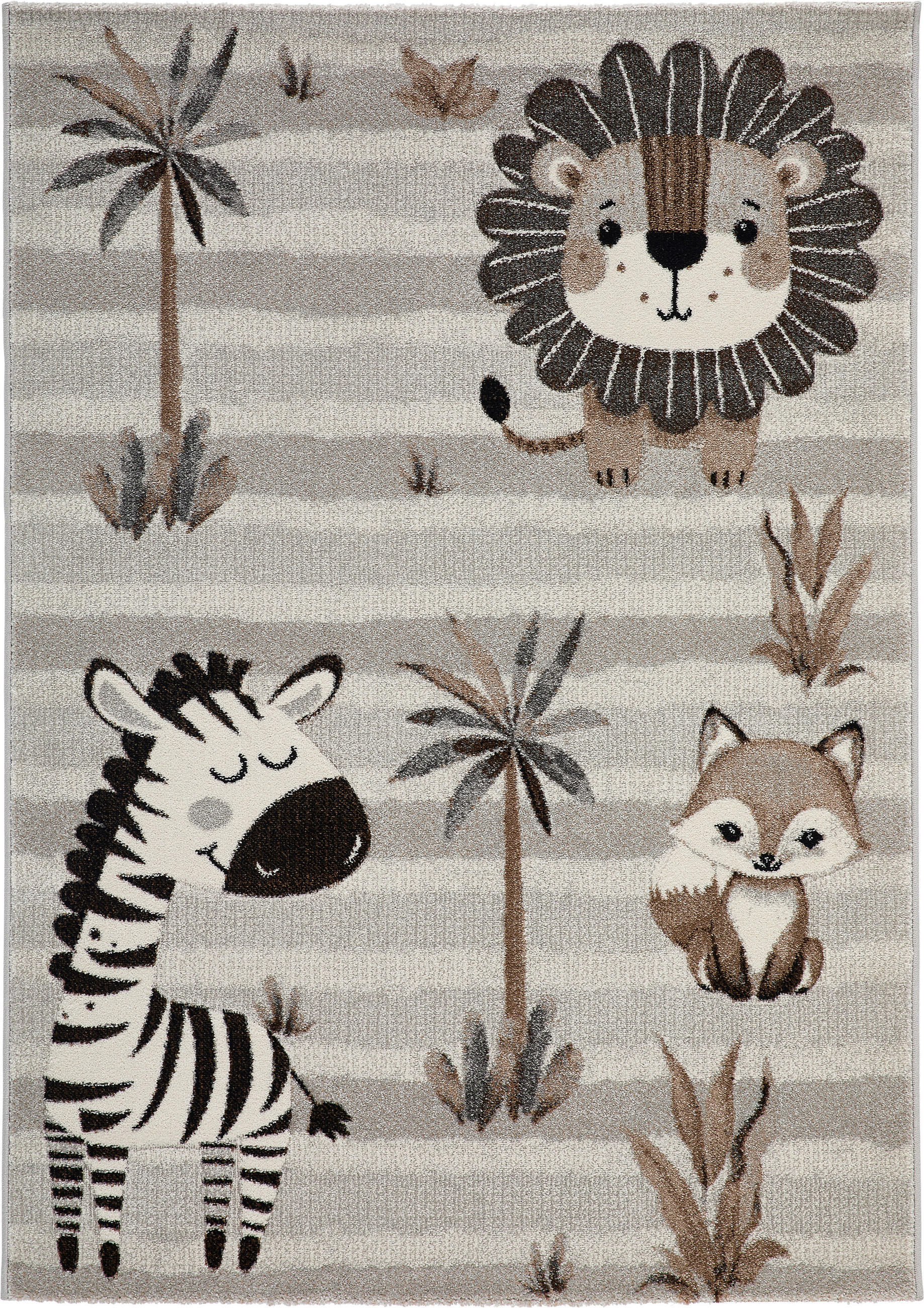 KINDERTEPPICH 80/150 cm  - Grau, Trend, Textil (80/150cm) - Ben'n'jen