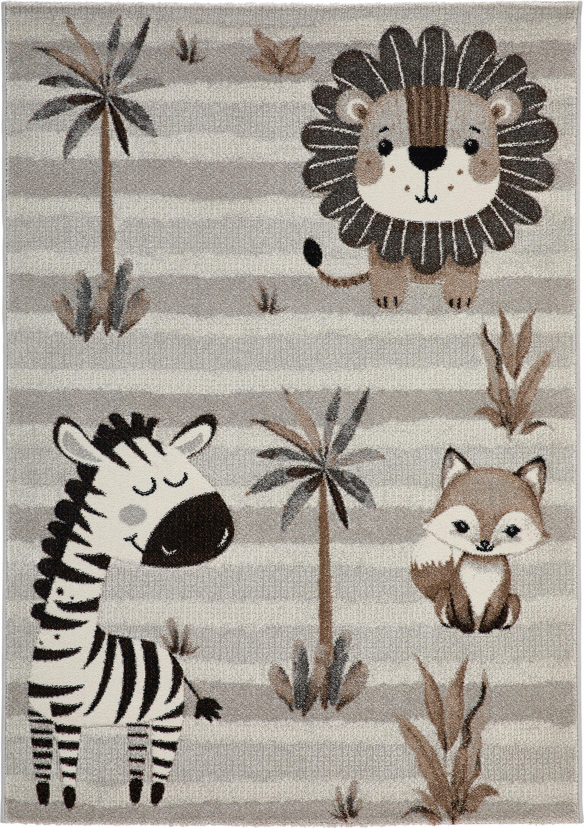 KINDERTEPPICH 80/150 cm  - Grau, Trend, Textil (80/150cm) - Ben'n'jen