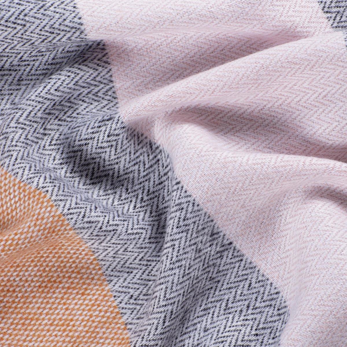 PLAID Alice 130/190 cm  - Beige/Orange, Konventionell, Textil (130/190cm) - Esprit