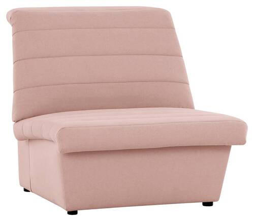 SESSEL Webstoff Rosa - Schwarz/Rosa, Design, Kunststoff/Textil (92/92/103cm) - LOOKS by W.Joop