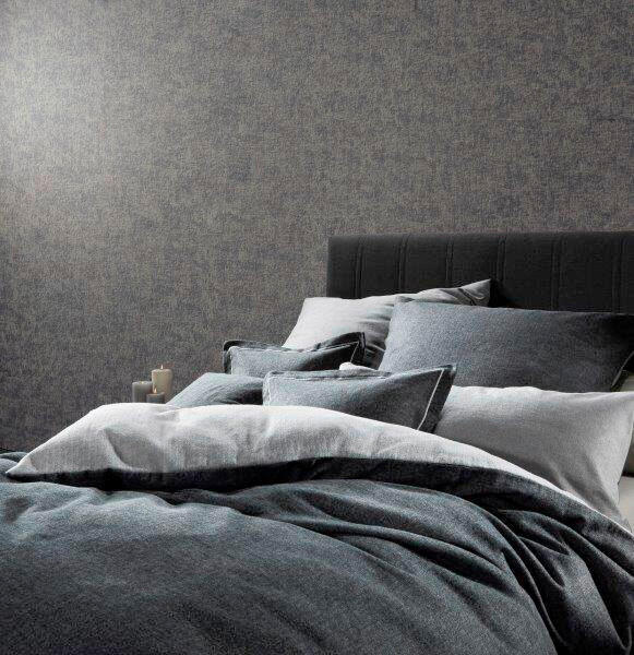BETTWÄSCHE Flanell 135/200 cm  - Anthrazit, Design, Textil (135/200cm) - Fleuresse
