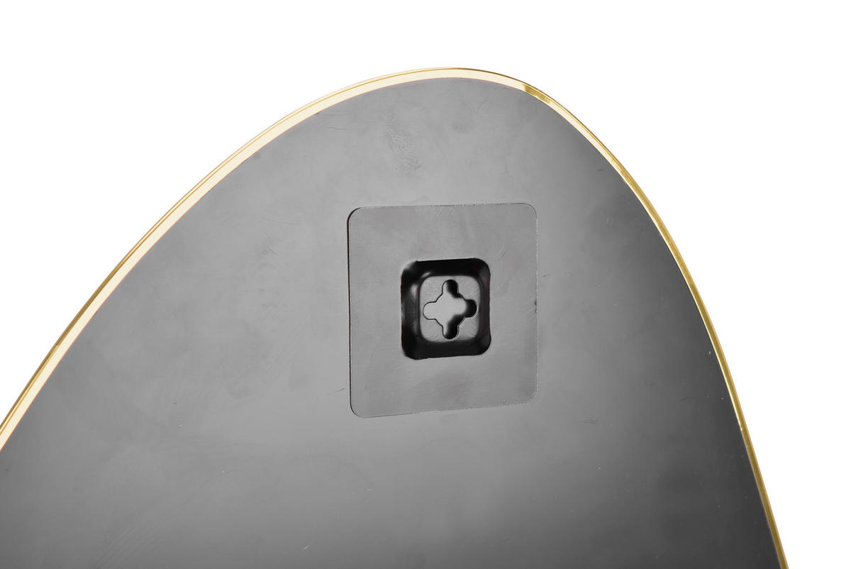 WANDSPIEGEL 40/60/0,3 cm    in organisch  - Goldfarben, Trend, Glas/Metall (40/60/0,3cm) - Boxxx