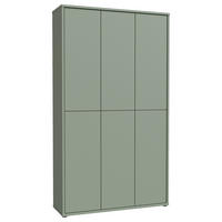 SCHUHSCHRANK Salbeigrün  - Salbeigrün/Grau, Basics, Holzwerkstoff/Kunststoff (110/192/35cm) - Xora