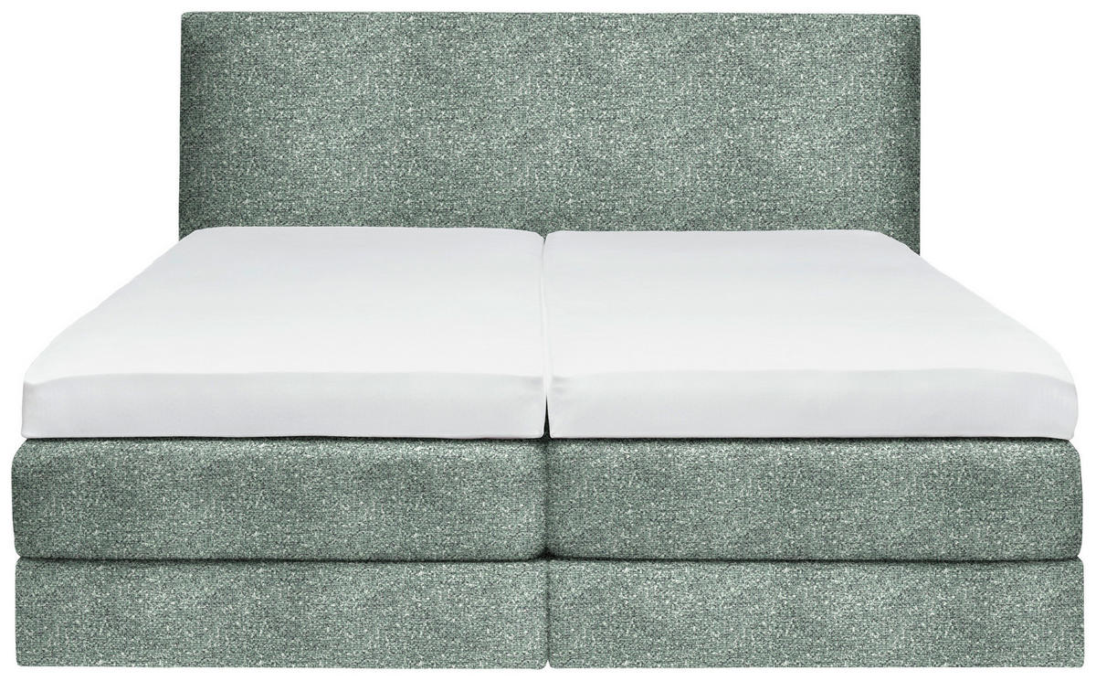 BOXSPRINGBETT 160/200 cm  in Olivgrün  - Olivgrün, Konventionell, Holz/Textil (160/200cm) - Dieter Knoll