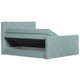 BOXSPRINGBETT 180/200 cm  in Mintgrau  - Mintgrau, KONVENTIONELL, Textil (180/200cm) - Esposa