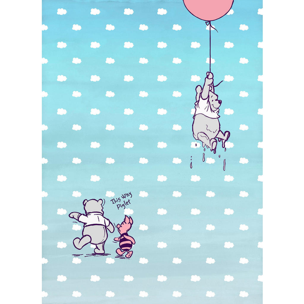 Fototapete Winnie Pooh Piglet