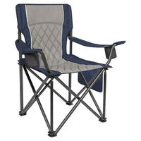 CAMPING-KLAPPSTUHL - Blaugrau, Basics, Textil/Metall (94/97/61.8cm) - Modante