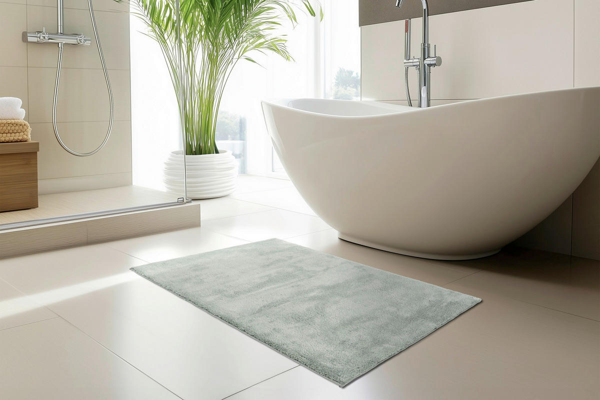 BADEMATTE 50/90 cm  - Basics, Kunststoff (50/90cm) - Kayoom