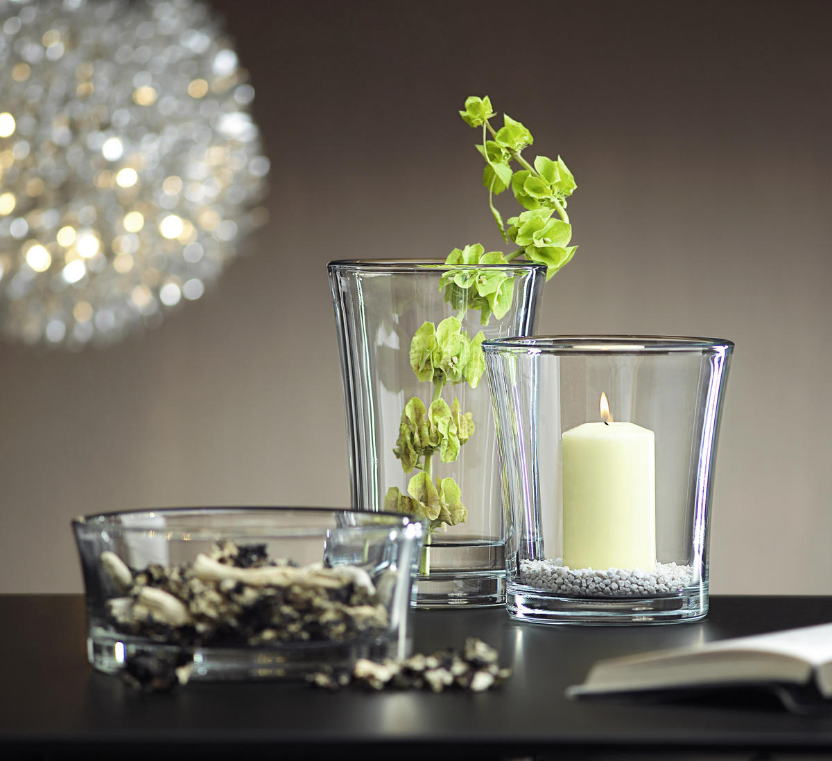 VASE  - Klar, Basics, Glas (14/22cm) - Leonardo