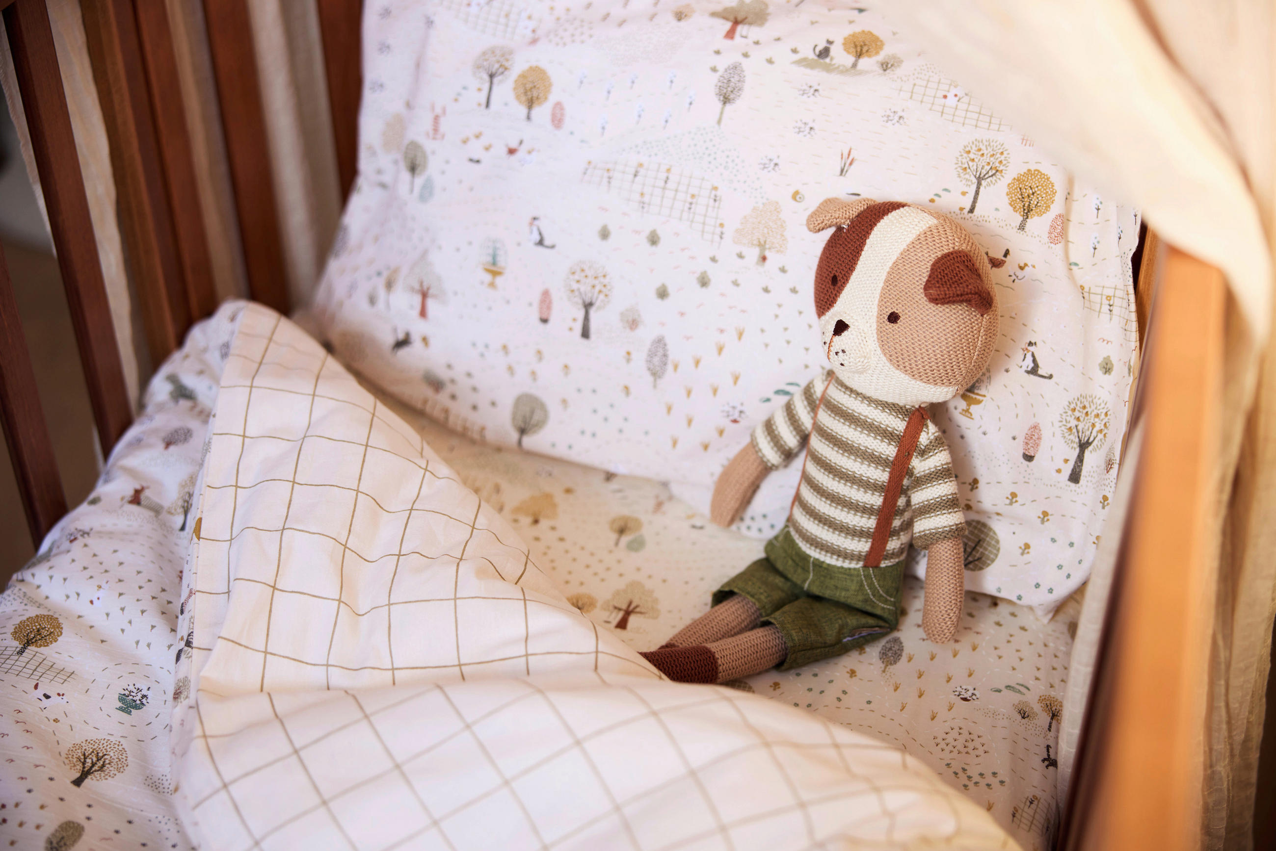 DJEČJA PLAHTA S GUMICOM     Tiny Park  - višebojno, Basics, tekstil (60/120cm) - JOLLEIN