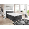 BOXSPRINGBETT 120/200 cm  in Anthrazit  - Anthrazit, KONVENTIONELL, Textil (120/200cm) - Carryhome