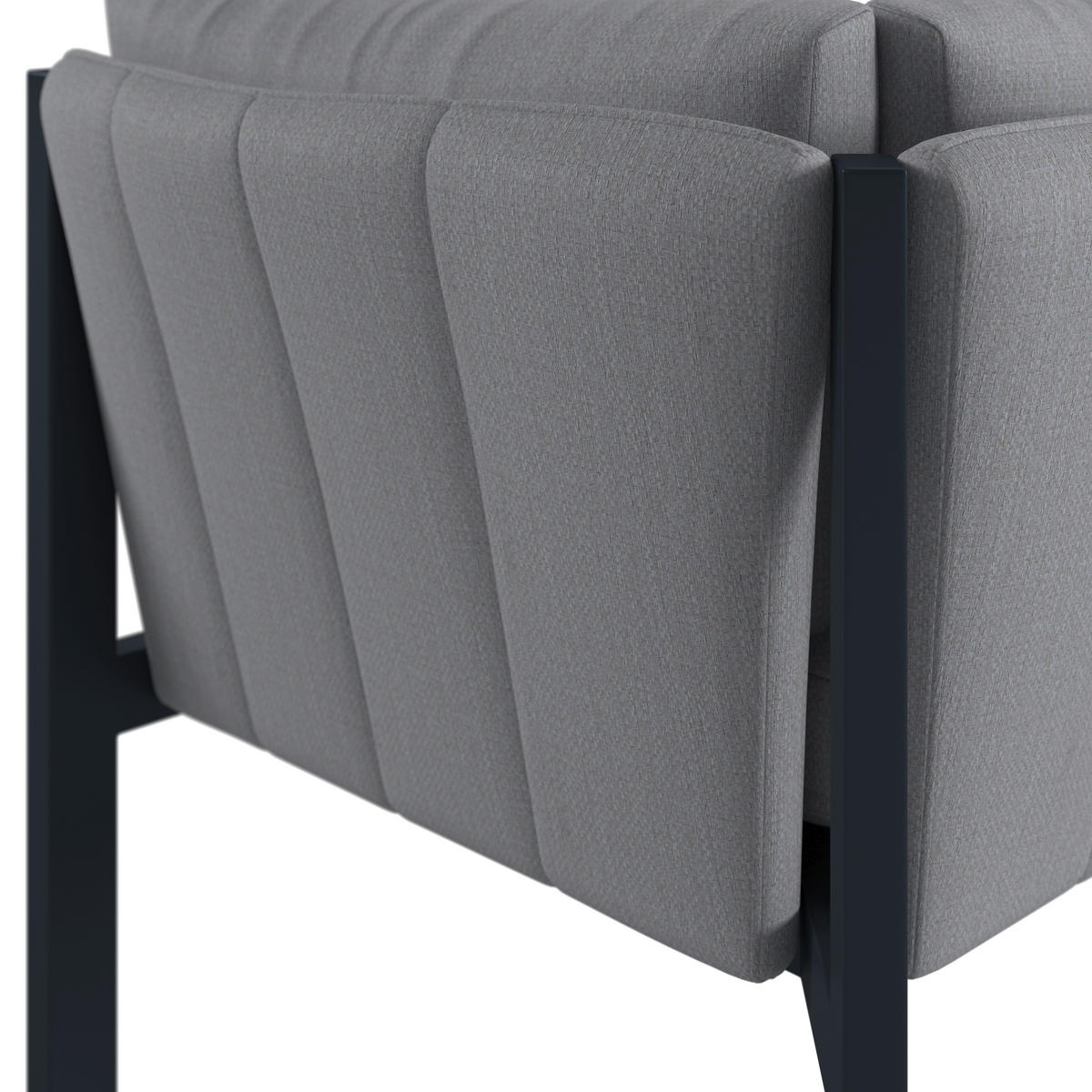 LOUNGE KUTNI DIO  antracit, siva   - siva/antracit, Design, metal/tekstil (76/73/76cm) - Dieter Knoll
