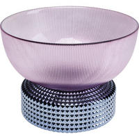 VASE 21 cm  - Blau/Lila, Design, Glas (28/21/28cm)