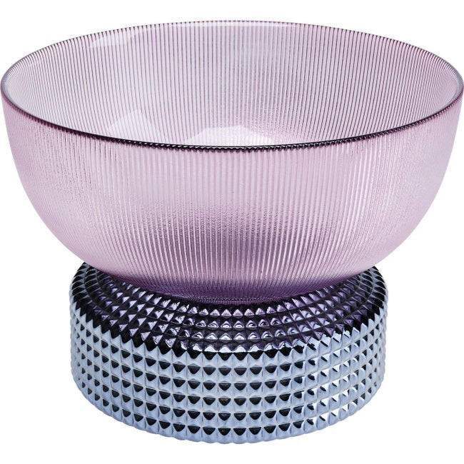 Kare-Design Vase Blau, Lila 28x21x28 cm