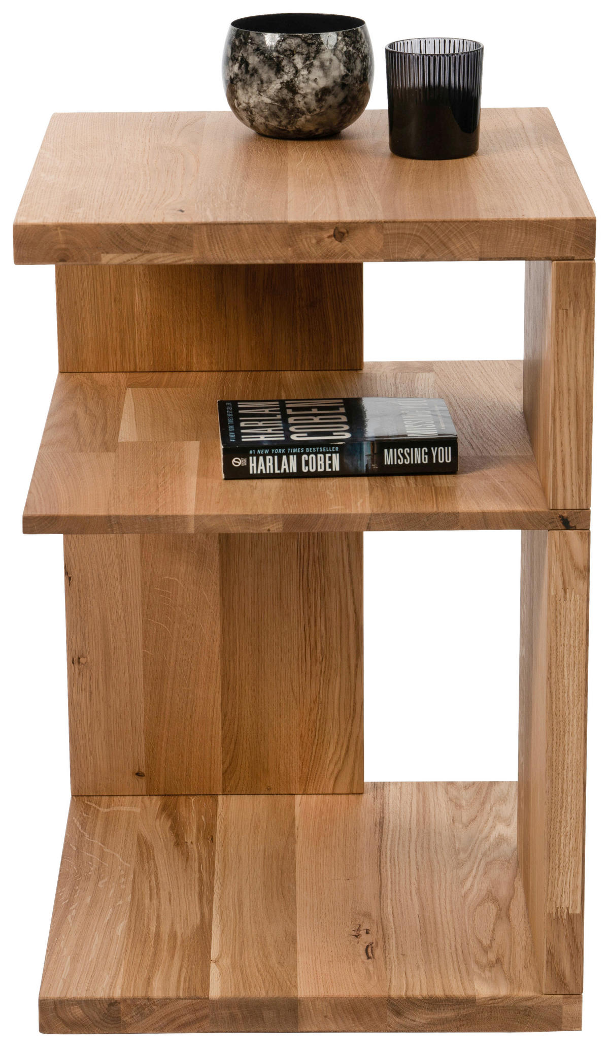 BEISTELLTISCH in Holz 40/40/60 cm  - Wildeiche, Basics, Holz (40/40/60cm)